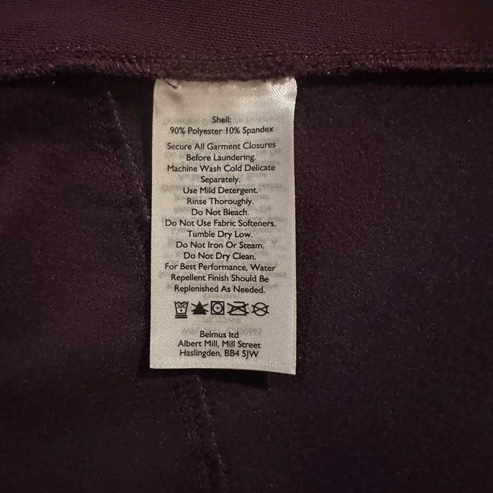 Eddie Bauer Women's Deep Purple Sandstone Backbone Shell Windbreaker Jacket XL - Picture 6 of 7